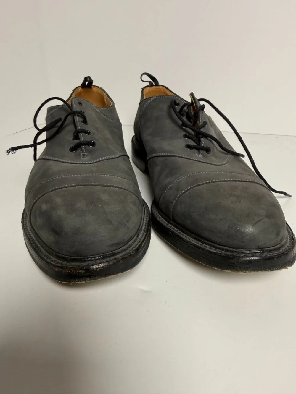 Crockett and Jones Balmoral Saddles/Brooks Brothers Black Fleece Size 9.5D